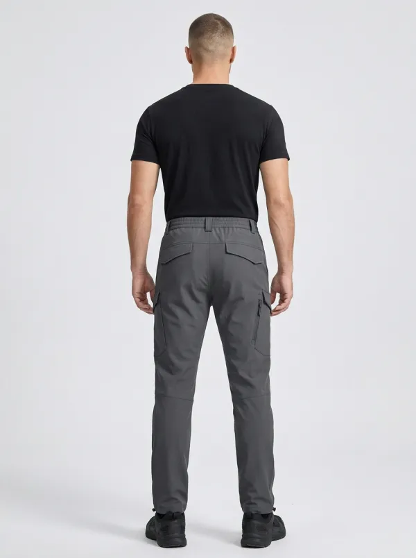 Men's Tactical Elastic-Waist Cargo Pants