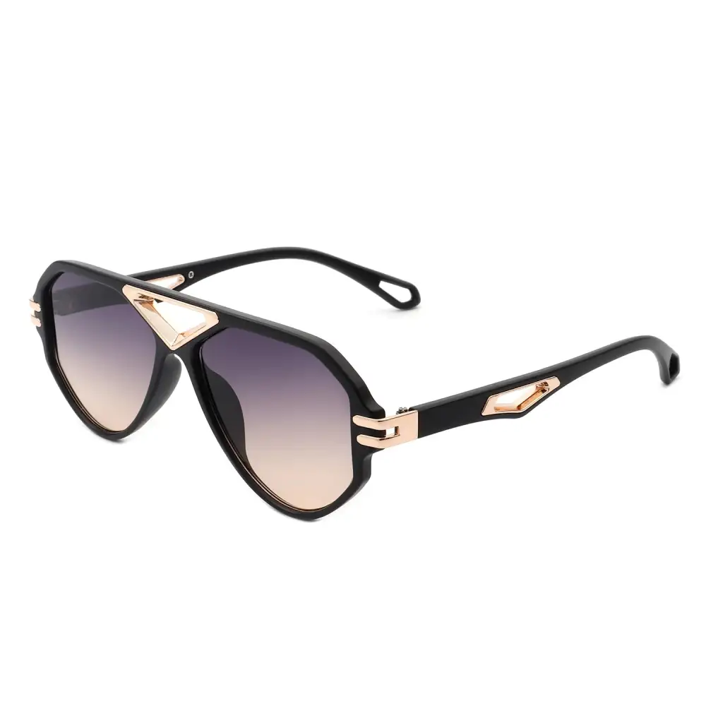 Jelly Round Geometric Frame Sunglasses
