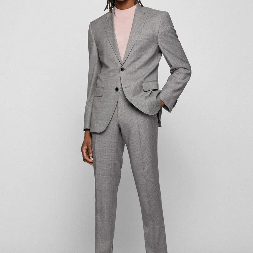 Textured Classic Men's Two-Piece Suit