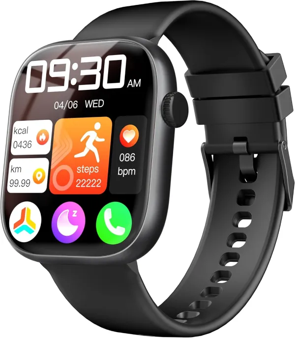 Smart Watch for Women Men, Fitness and Sleep Trackers with 1.83