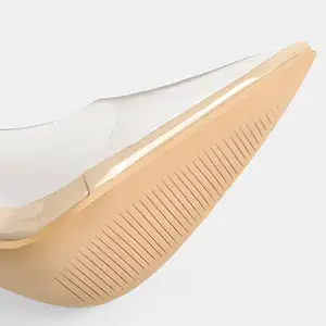 Pointed Toe Transparent Heel Pumps