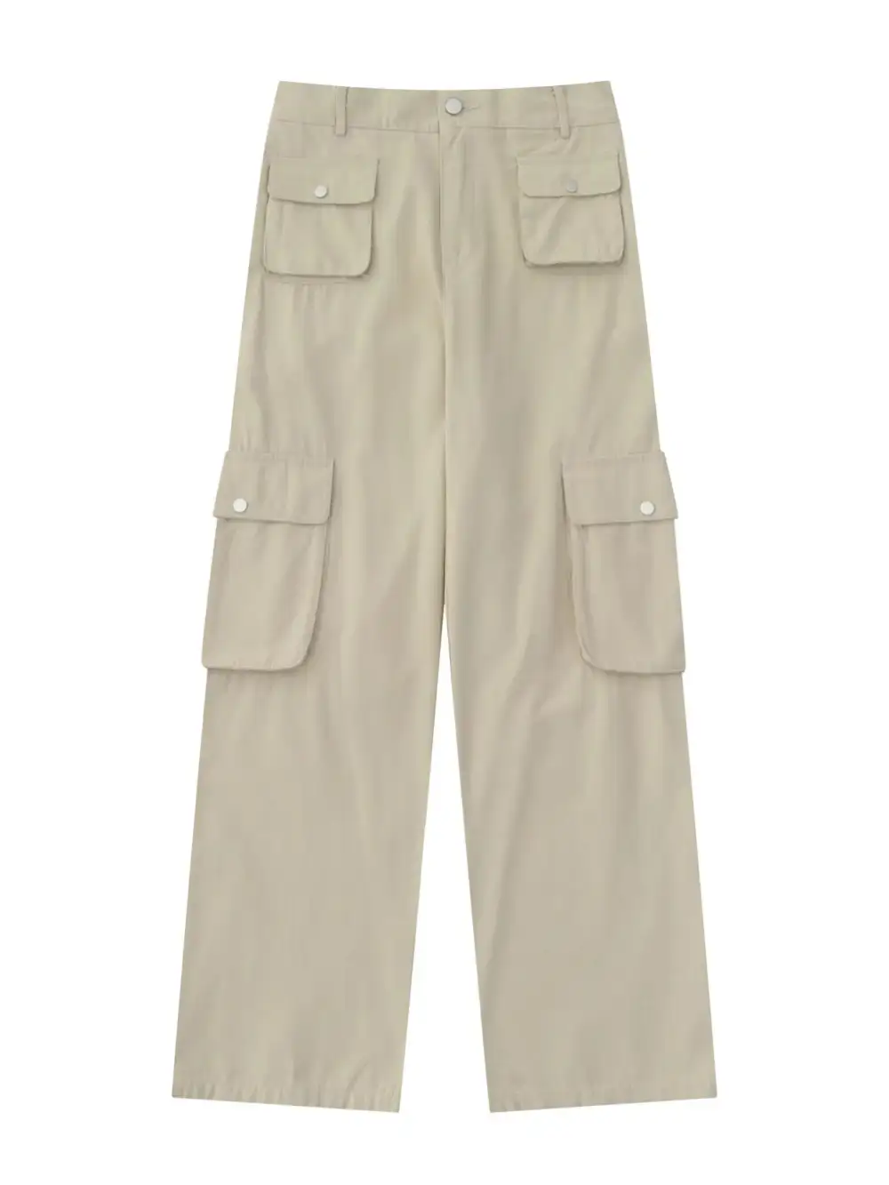 Relaxed Wide Leg Cargo Pants