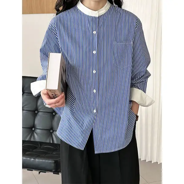 Striped Loose Fit Shirt