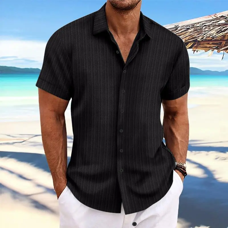 Striped Button Cotton Shirt