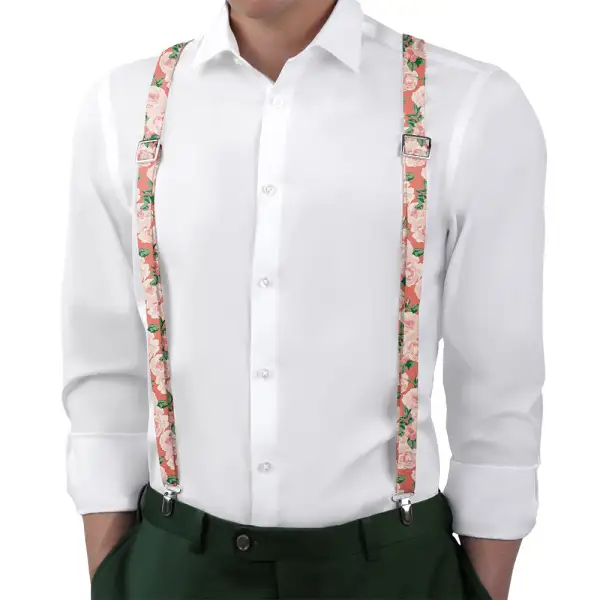 Paeonia Theme Suspenders