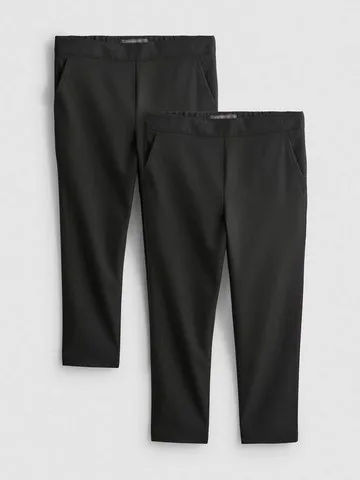 3-7yrs | 2pk Pull On School Trousers