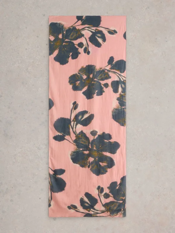 White Stuff Pink Canyon Flower Scarf