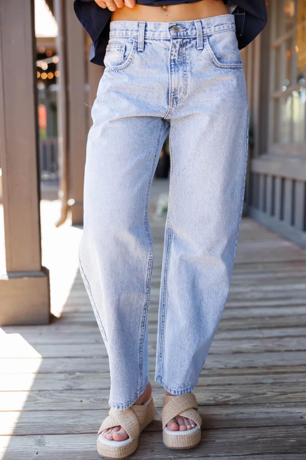 Barrel Relaxed Jeans