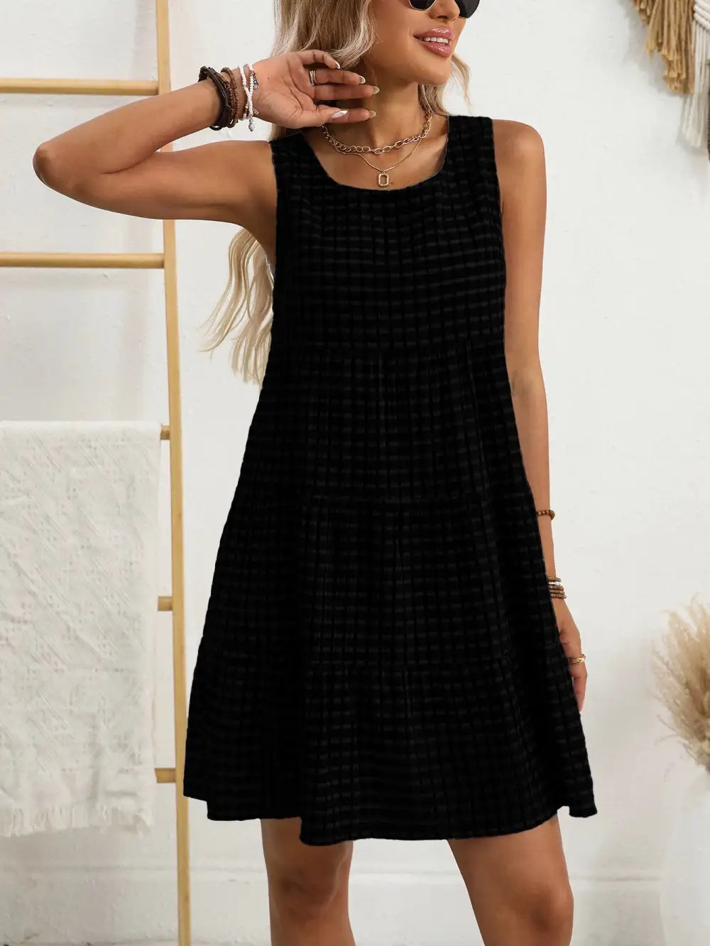 Roma Gingham Dress