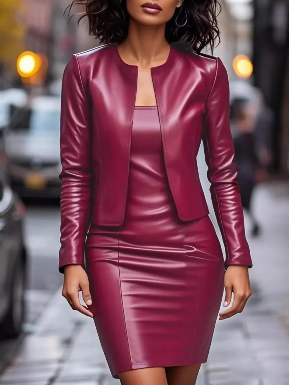 Faux Leather Piece Set Two