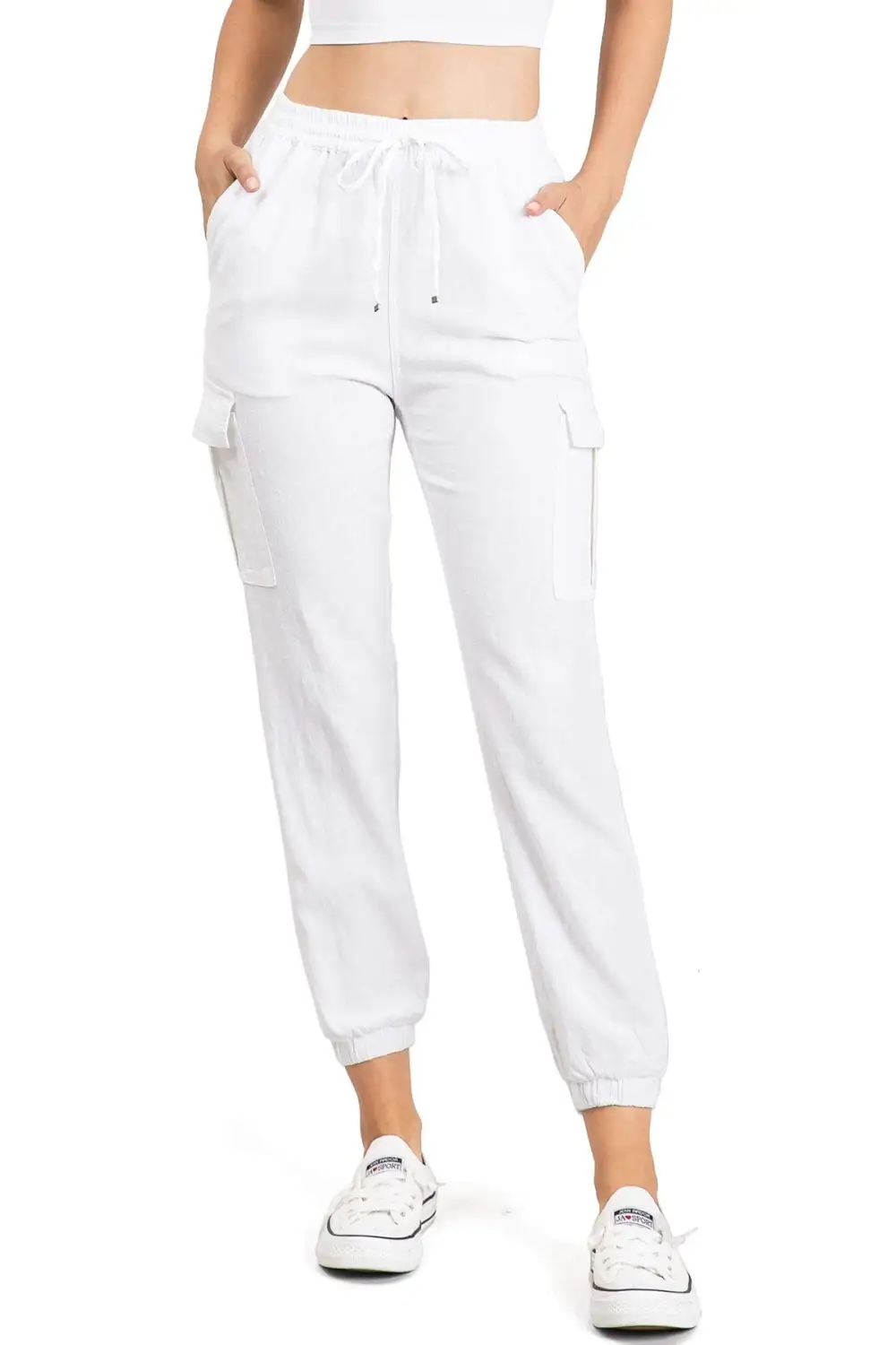 Linen Joggers with Pockets