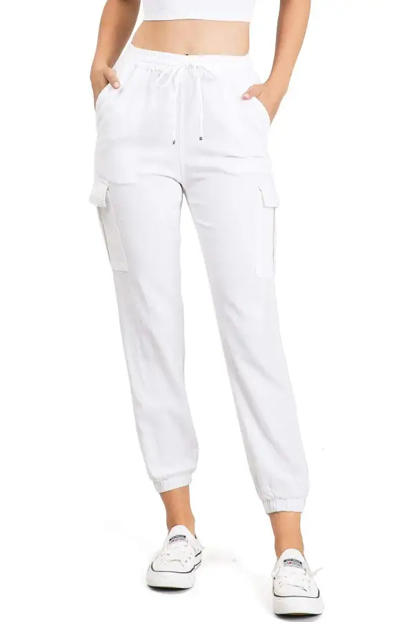Linen Joggers with Pockets