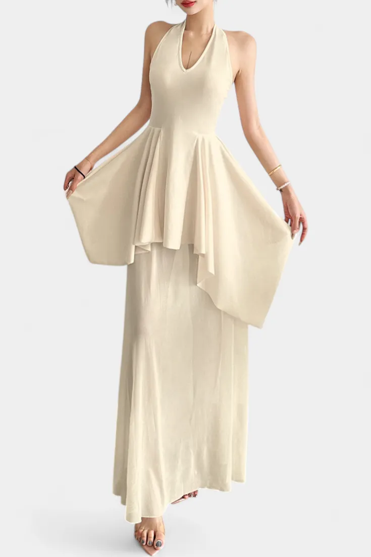 Open-Back Casual Dress