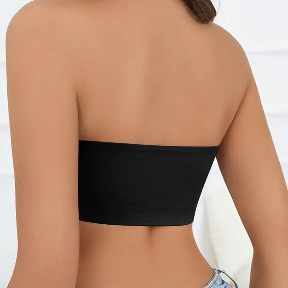 Seamless Bra with Silicone Grip Band