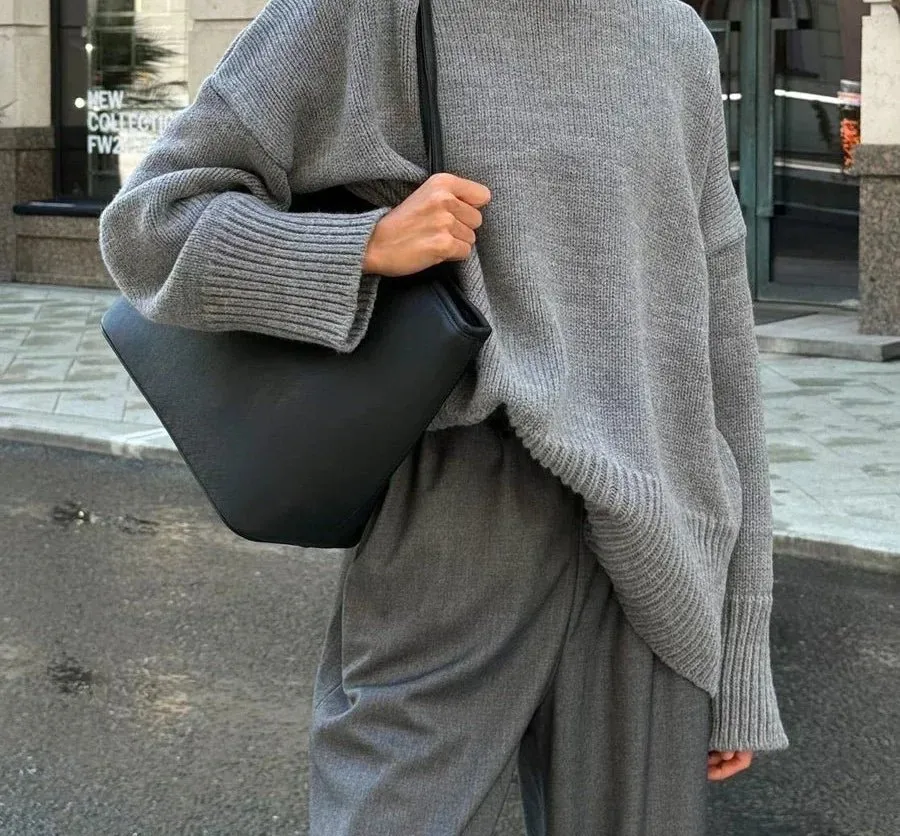 Ribbed Knit Sweater
