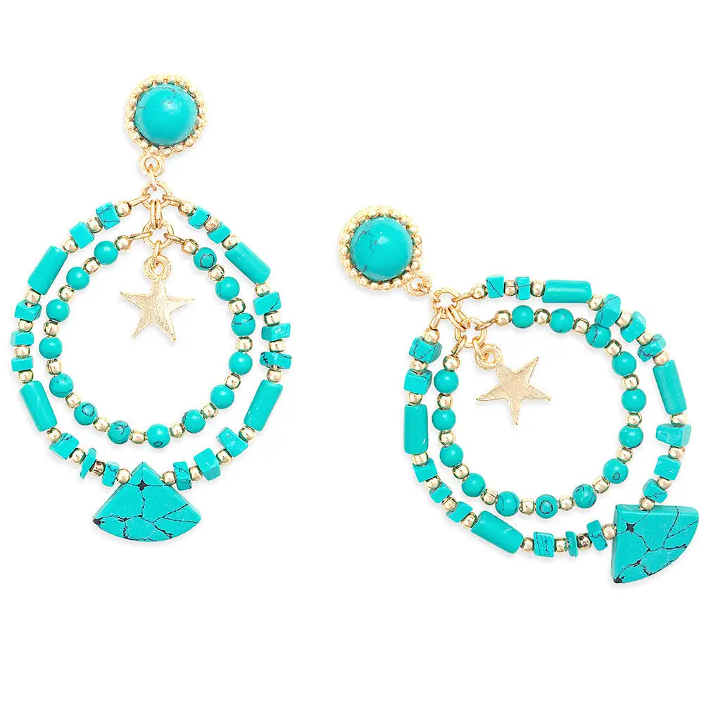 Dynamic Bold Celestial Star Earrings