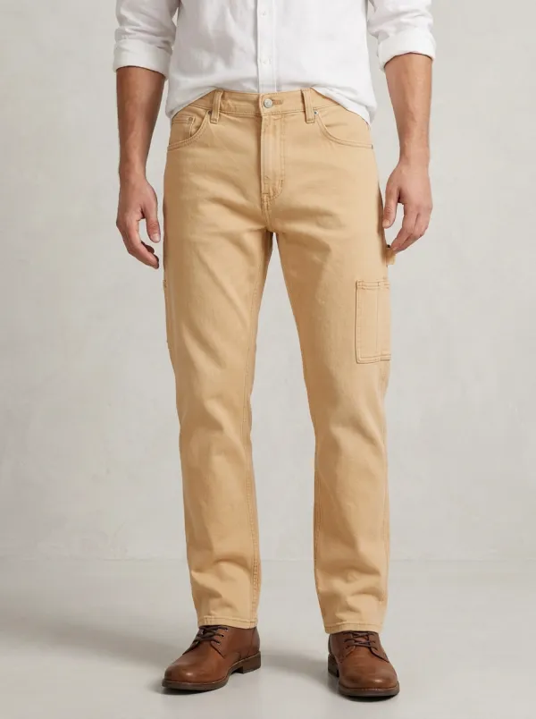 Workwear Light Wash Utility Jeans