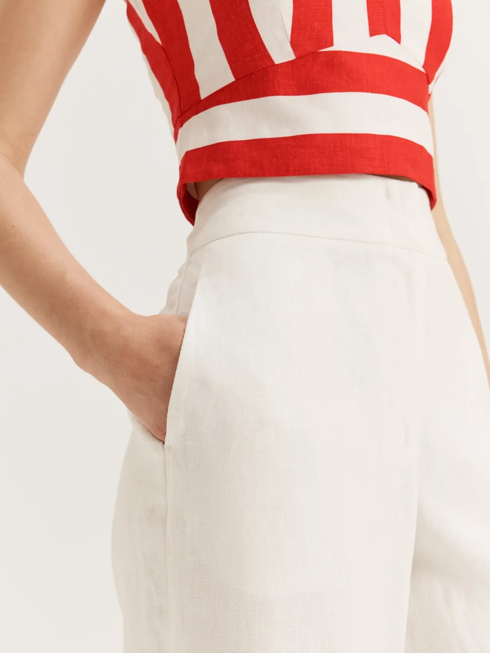 Celine Natural Fabric Pants