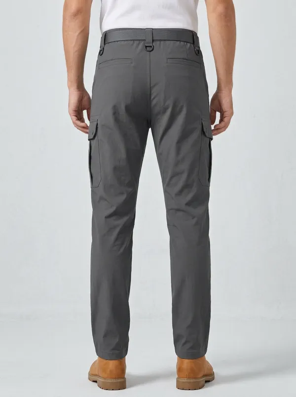 Men's Dark Gray Utility Cargo Pants