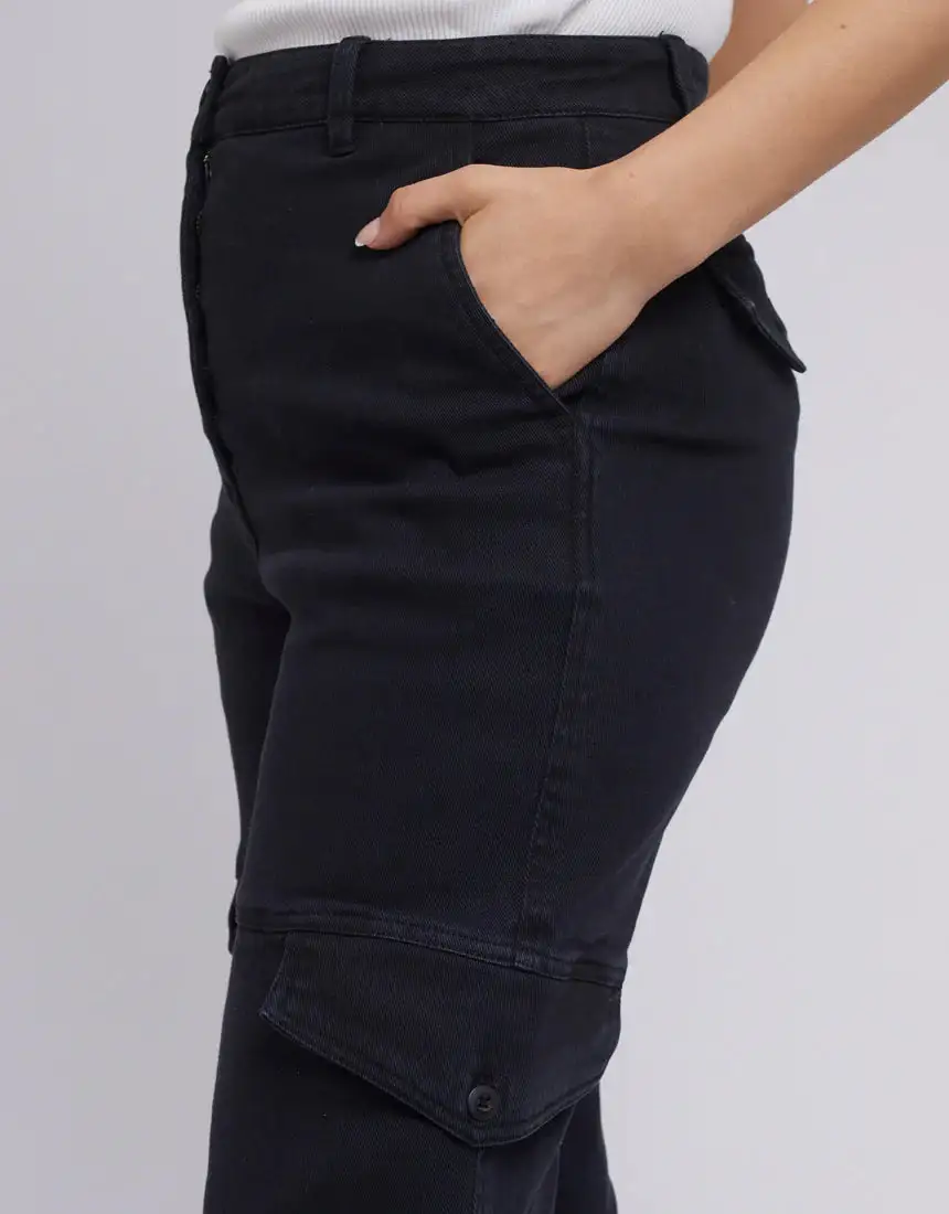 Everyday Relaxed Cargo Pants Black