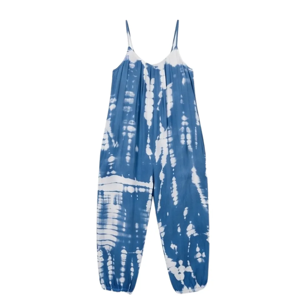 Wide Leg Tie Dye Jumpsuit