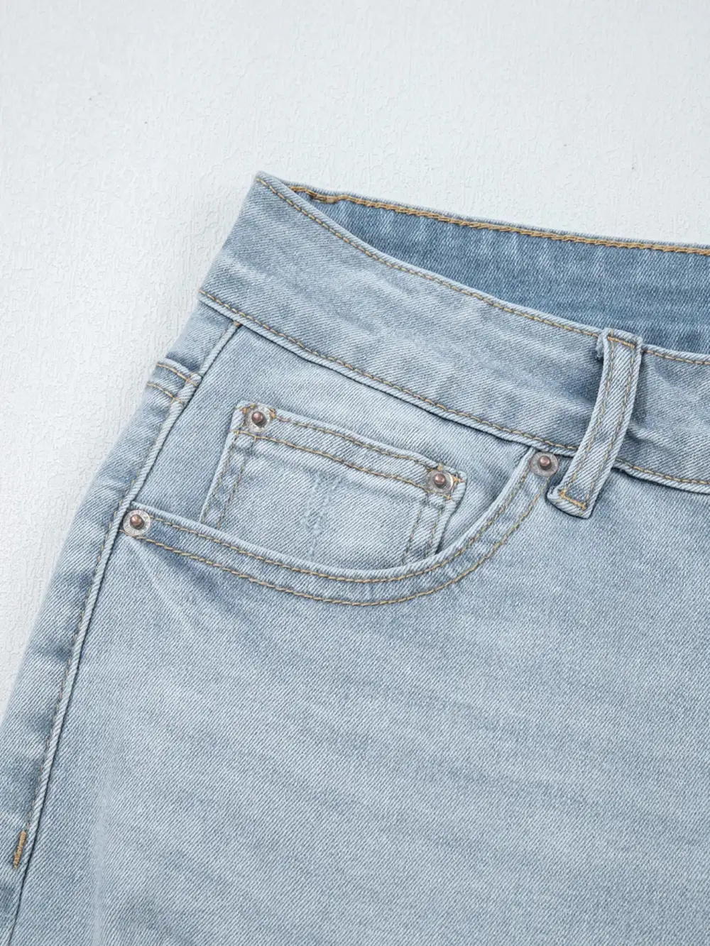 Mid Rise Skinny Distressed Denim Jeans
