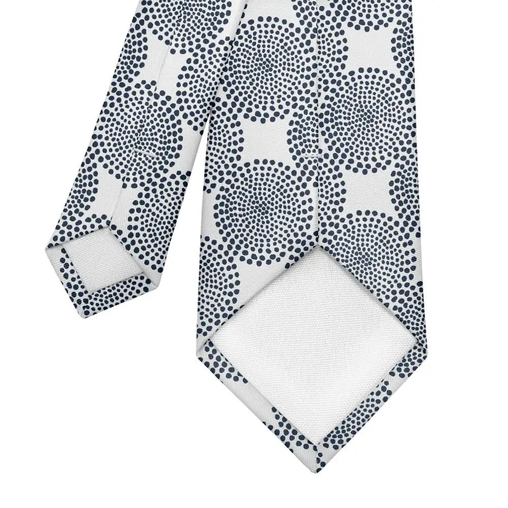 Polished Geometric Detail Necktie