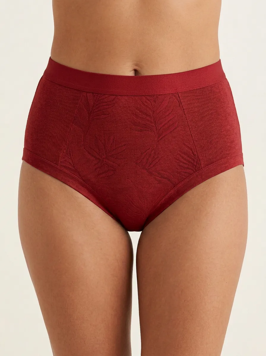 Women's Leaf-Pattern Panties