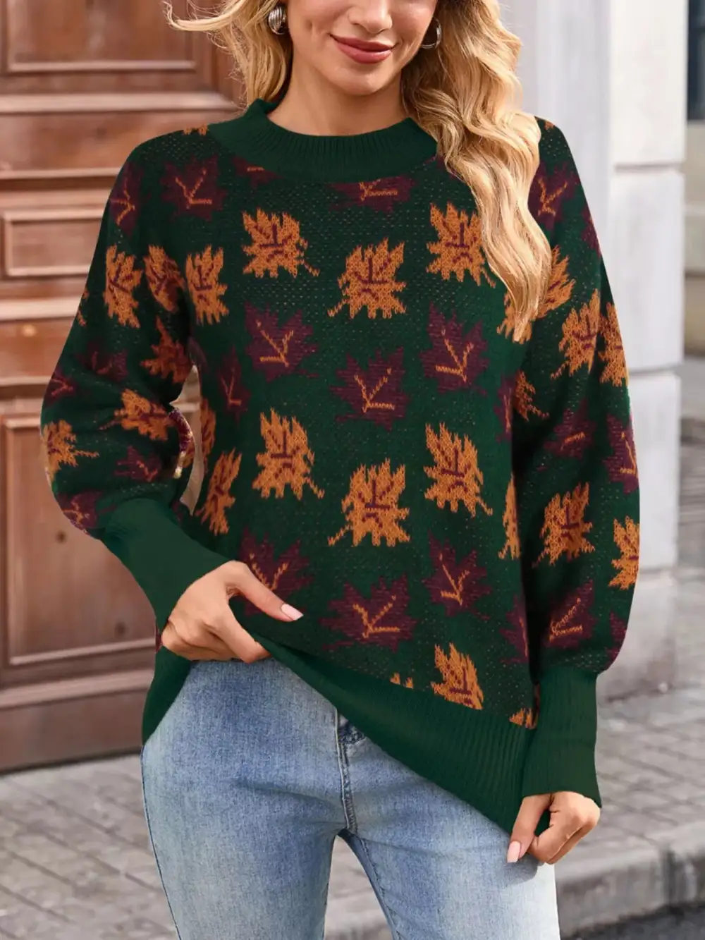 Mock Neck Everyday Sweater