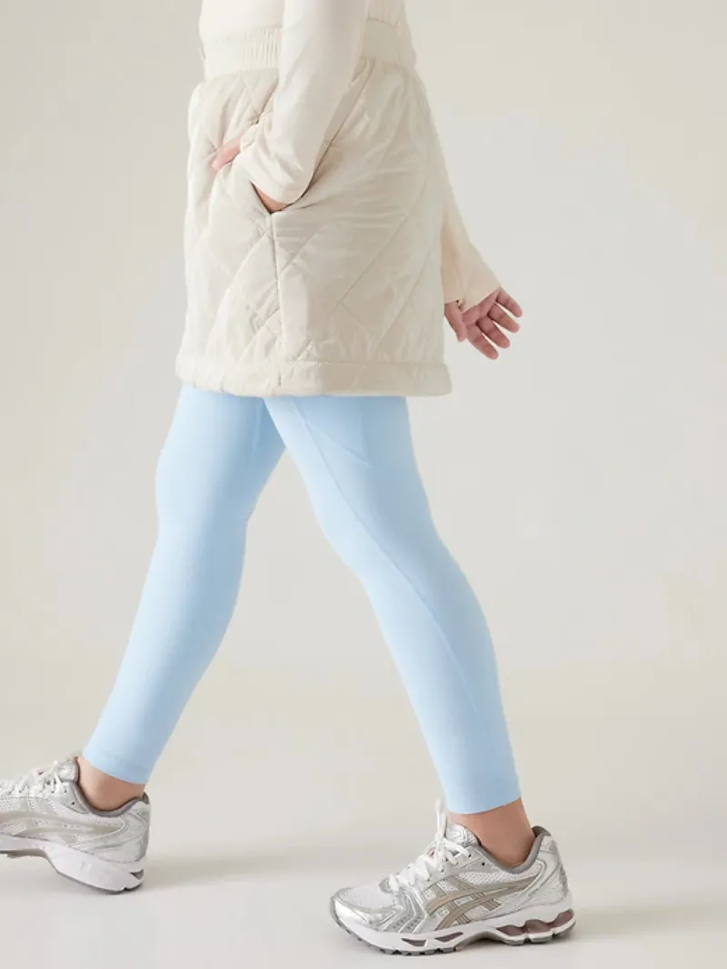 White Quilted Mini Skirt For Cozy Casual Style