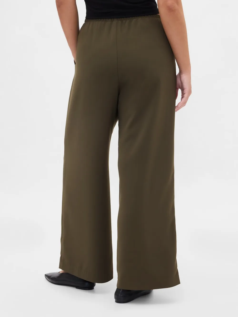 Drawstring Pure Pants