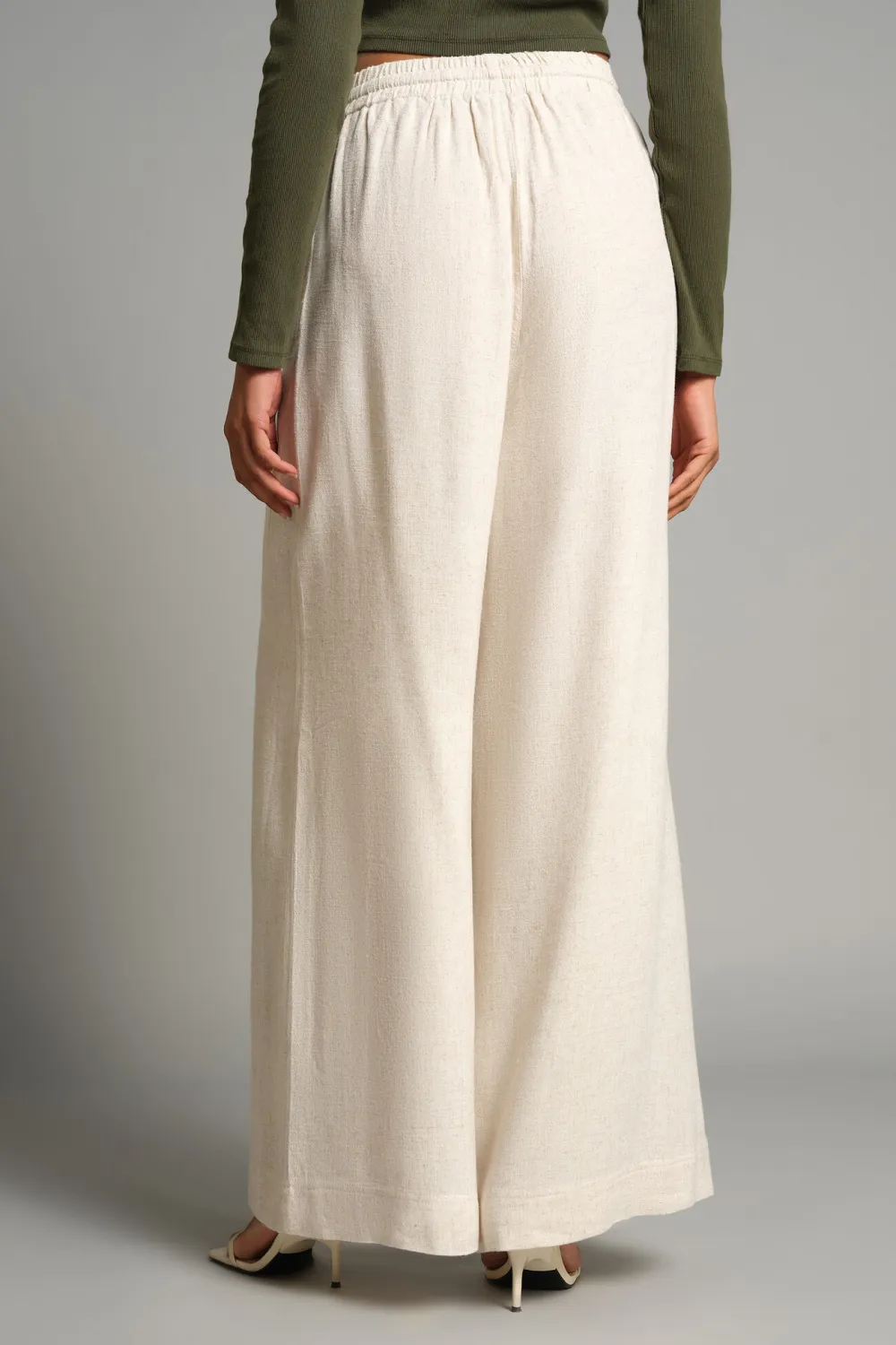 Casual Style Wide-Leg Pants