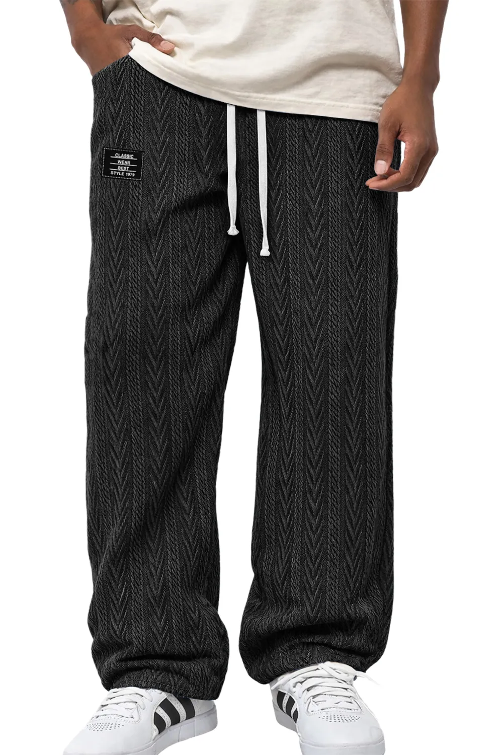 Jacquard Pull On Trousers