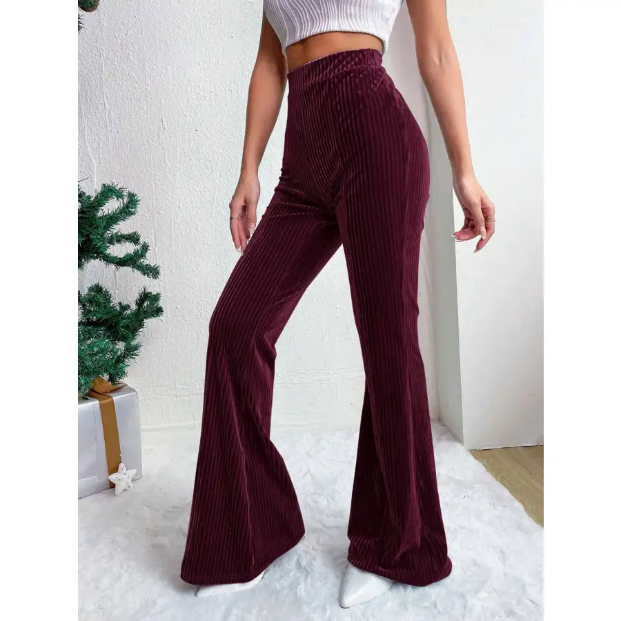 Classic High Waist Flare Pants