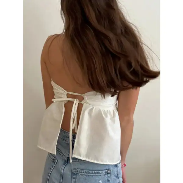 Tie Back Tube Top