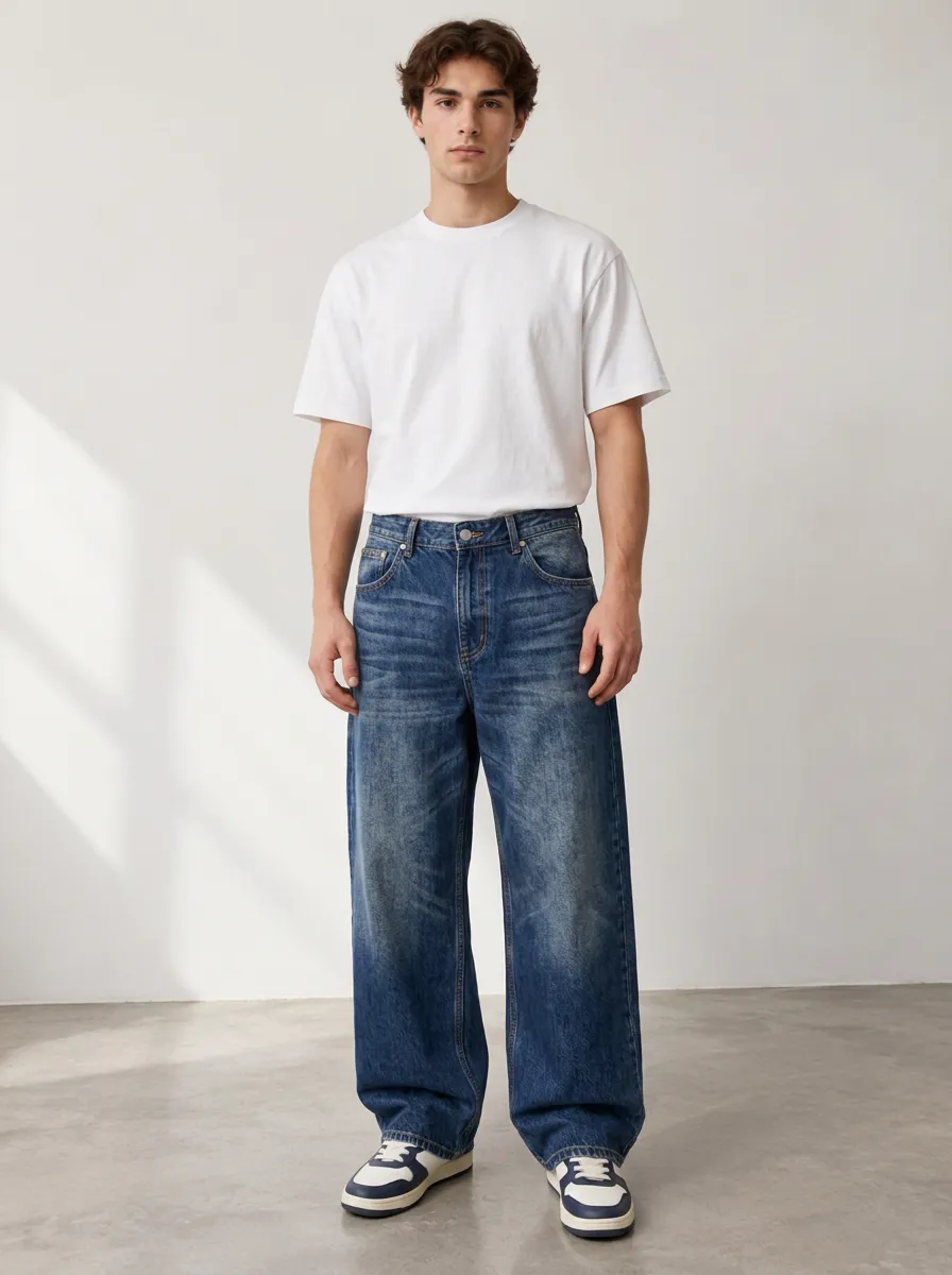 Everyday Denim Straight Fit Relaxed Fit Men's Modern Jeans