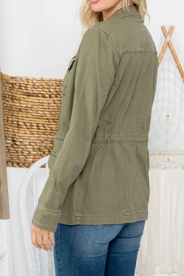 Women’s Heavy Twill Garment Washed Anorak