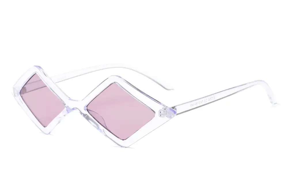 Modern Geometric Diamond Shape Sunglasses