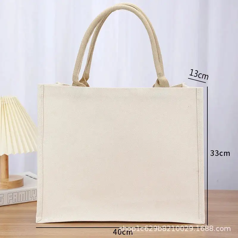 Sustainable Utility: Eco-Friendly Cotton Canvas Shopping Bag