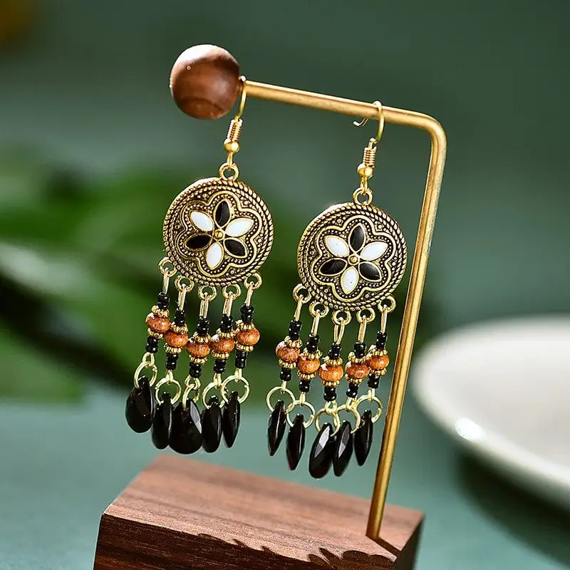 Artful Tassel Drop Earrings