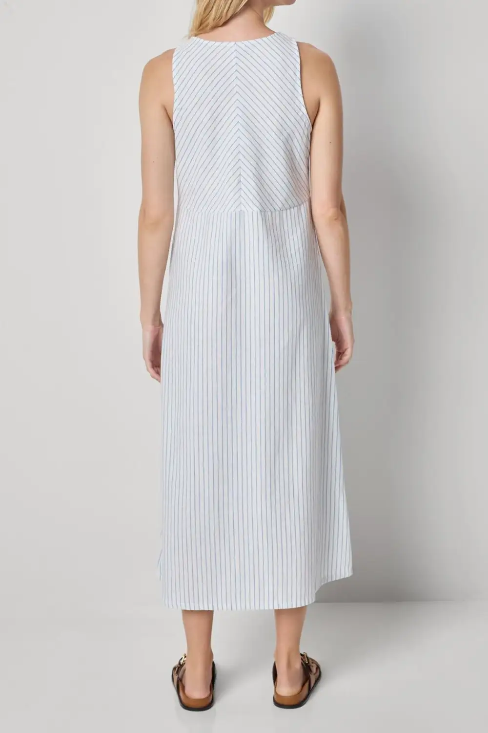 Striped Midi Easy Fit Dress