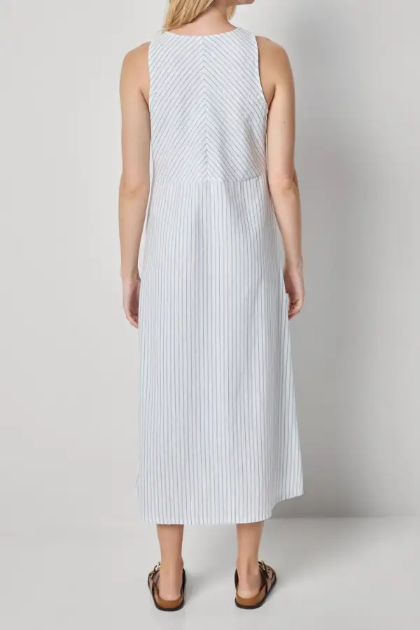 Striped Midi Easy Fit Dress