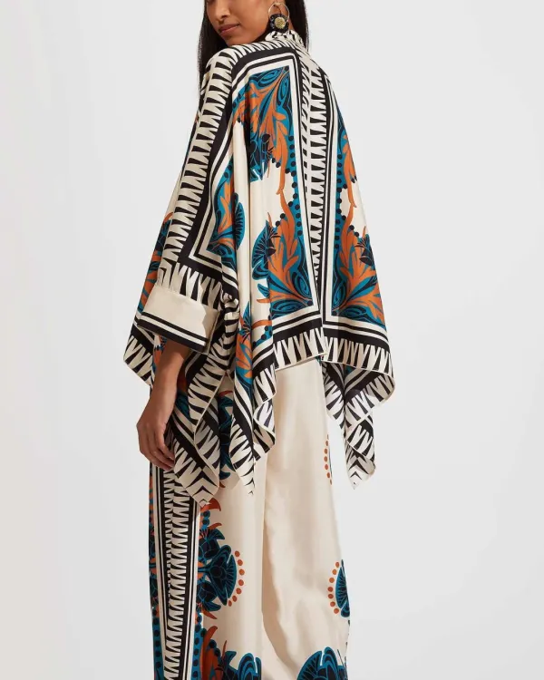Printed Flowy Caftan Coordinated Set