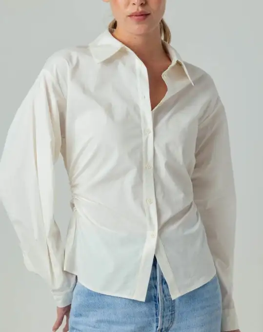 Relaxed Fit Poplin Shirt