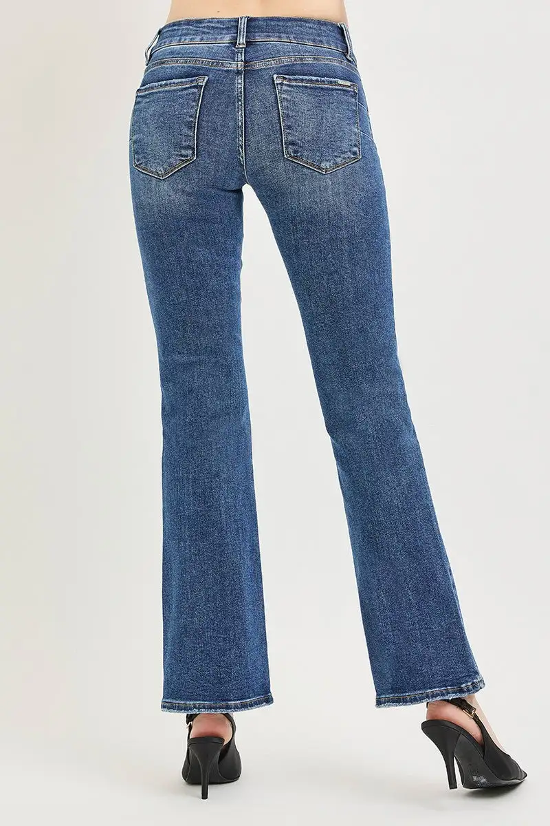 Low Rise Bootcut Jeans