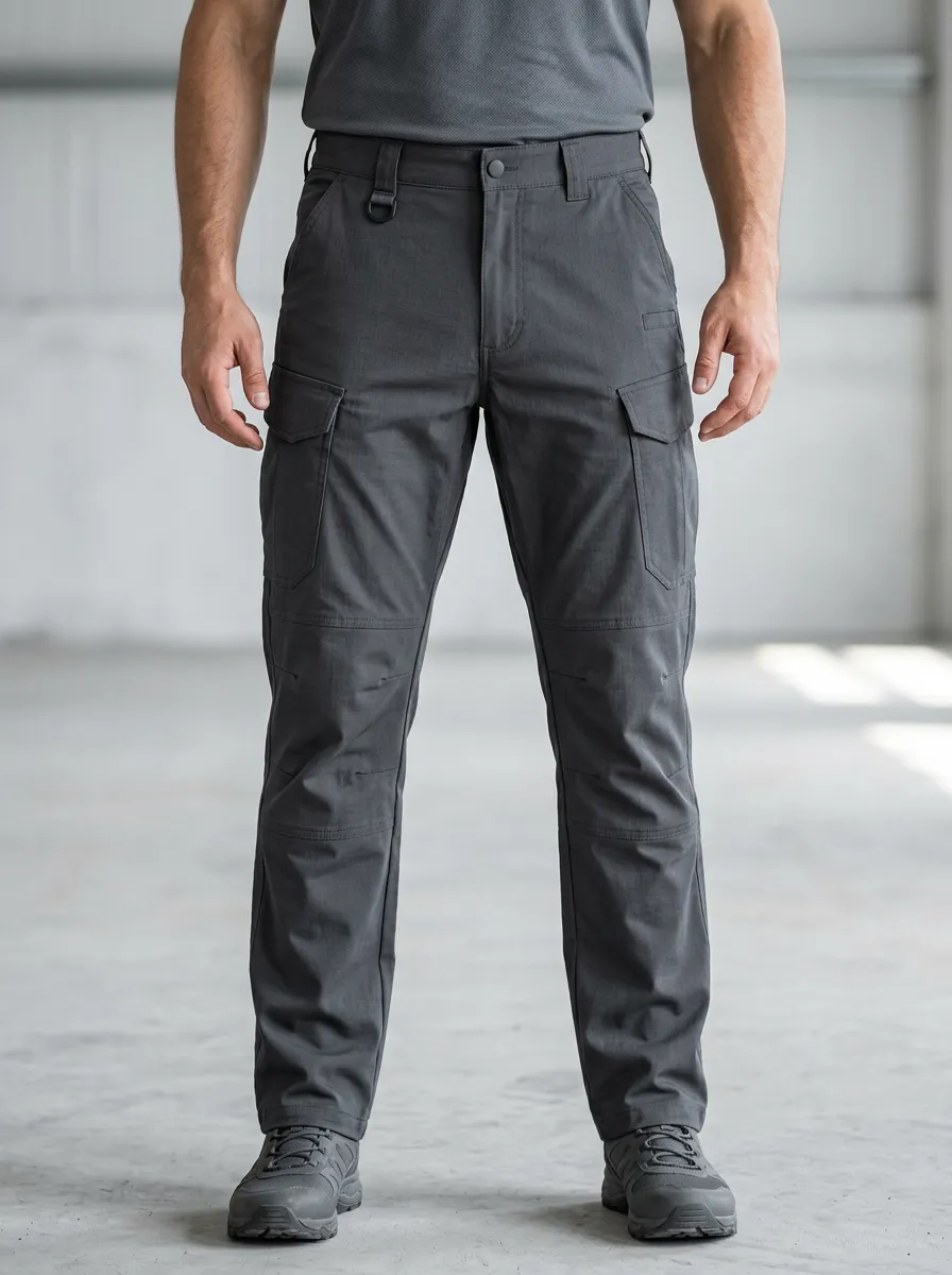 Minimal Adventure-Style Men's Multi-Pocket Waterproof Tactical Cargo Pants