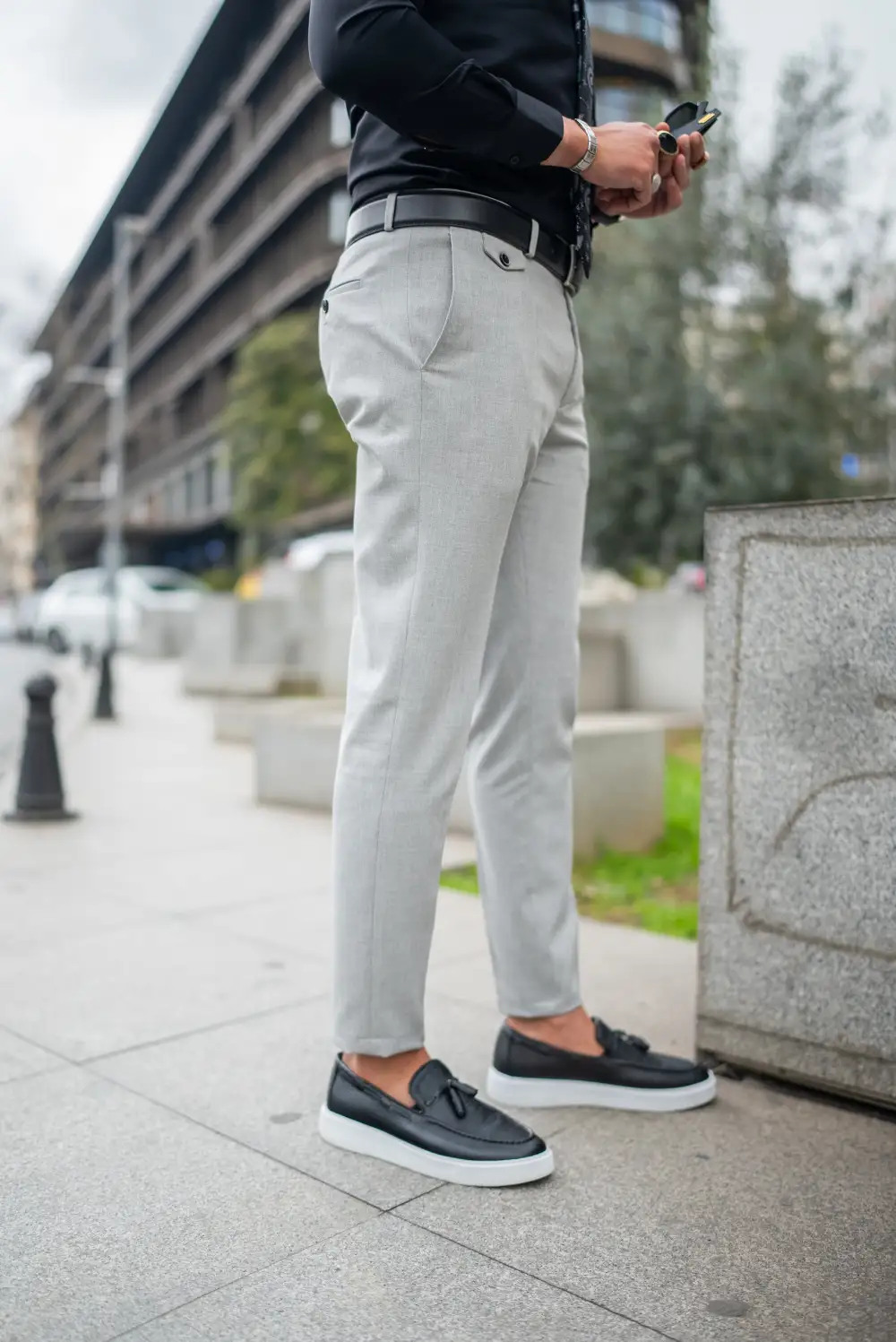Slim Fit Refined Chino Trousers