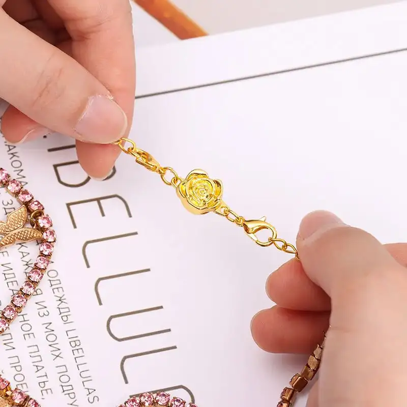 Little Rosebud Clip-On Magnetic Clasp