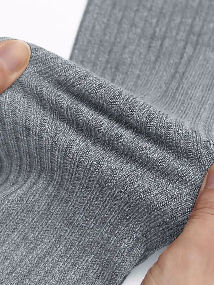 Stretchy Slim Fit Knit Polo Shirt Sweater