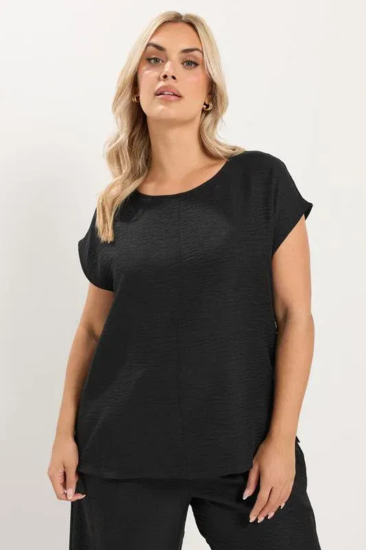 Black Seam Detail Top